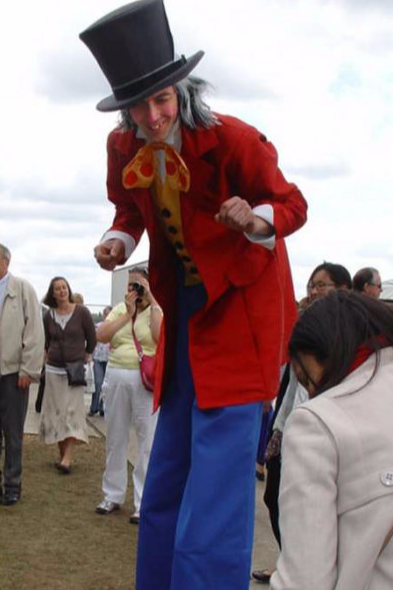 Alice in Wonderland Themed Stilt Walkers