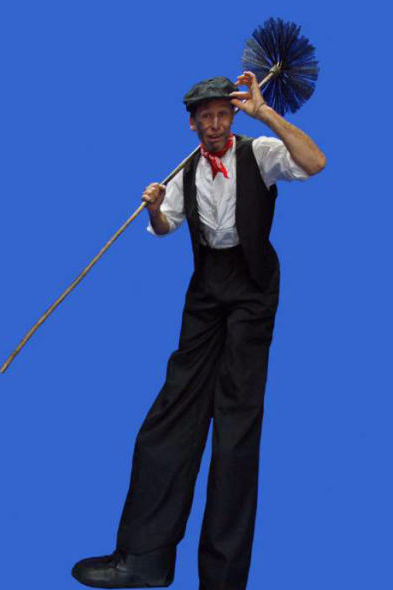 Chimney Sweep Stilt Walker