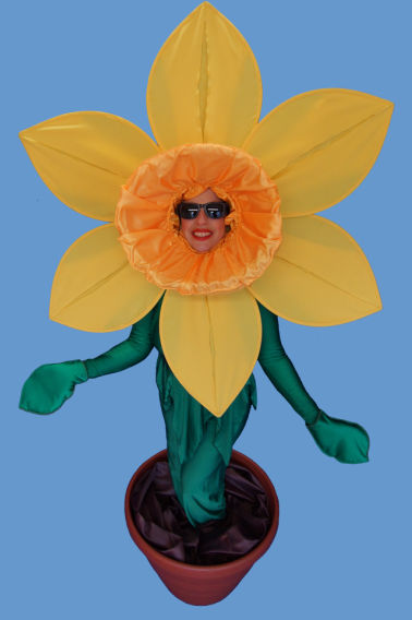 Flower Human Statues