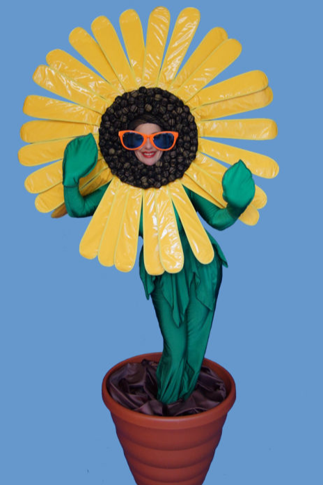 Sunflower Human Statue