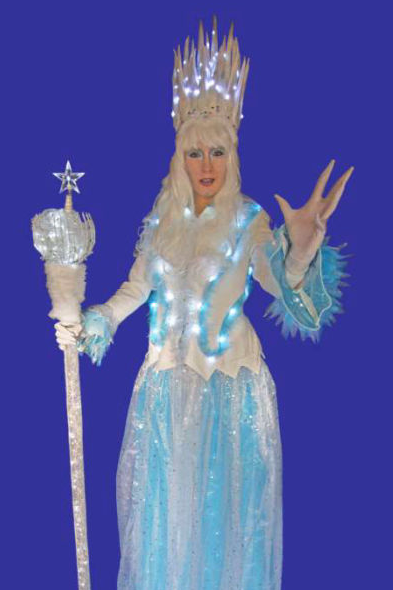 Ice Queen Stilt Walker
