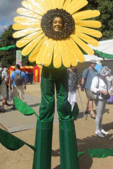 Flower Stilt Walkers