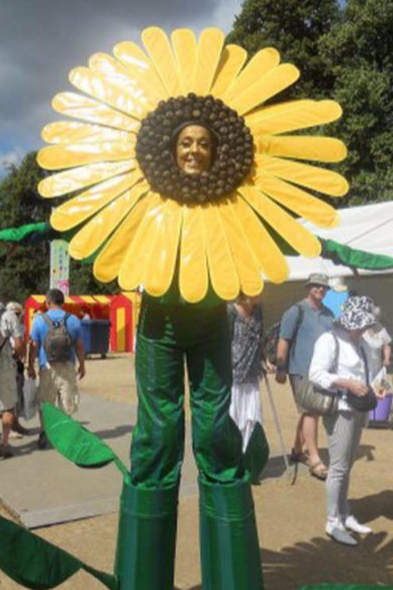 Sunflower Stilt Walkers