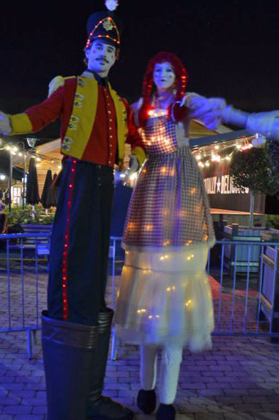 Toy Soldier & Rag Doll Stilt Walkers