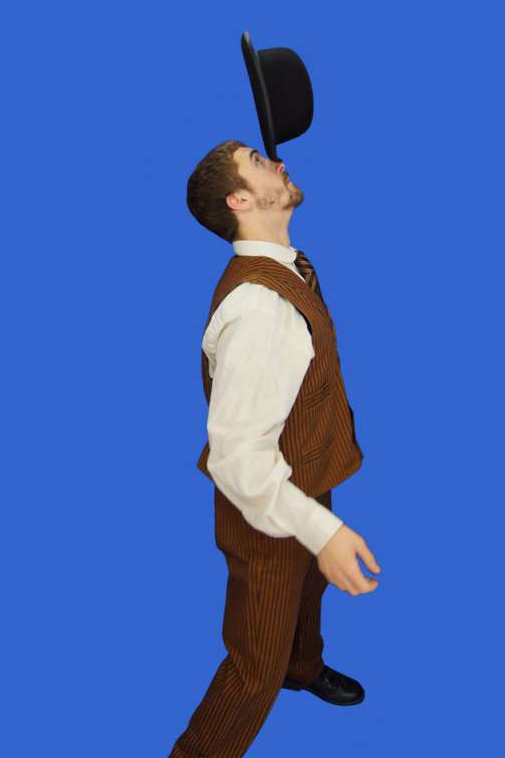 Vintage Circus Sideshow Juggler